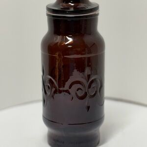Brown Apothecary Jar Borden Creamer Jar Vintage 1978